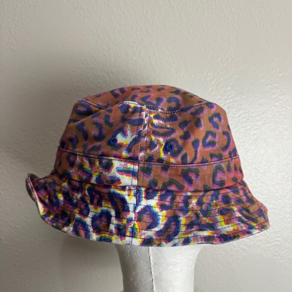 Supreme Leopard Bucket Hat Vintage Size M/L - Picture 3 of 8